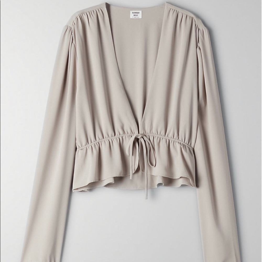 Aritzia tie top